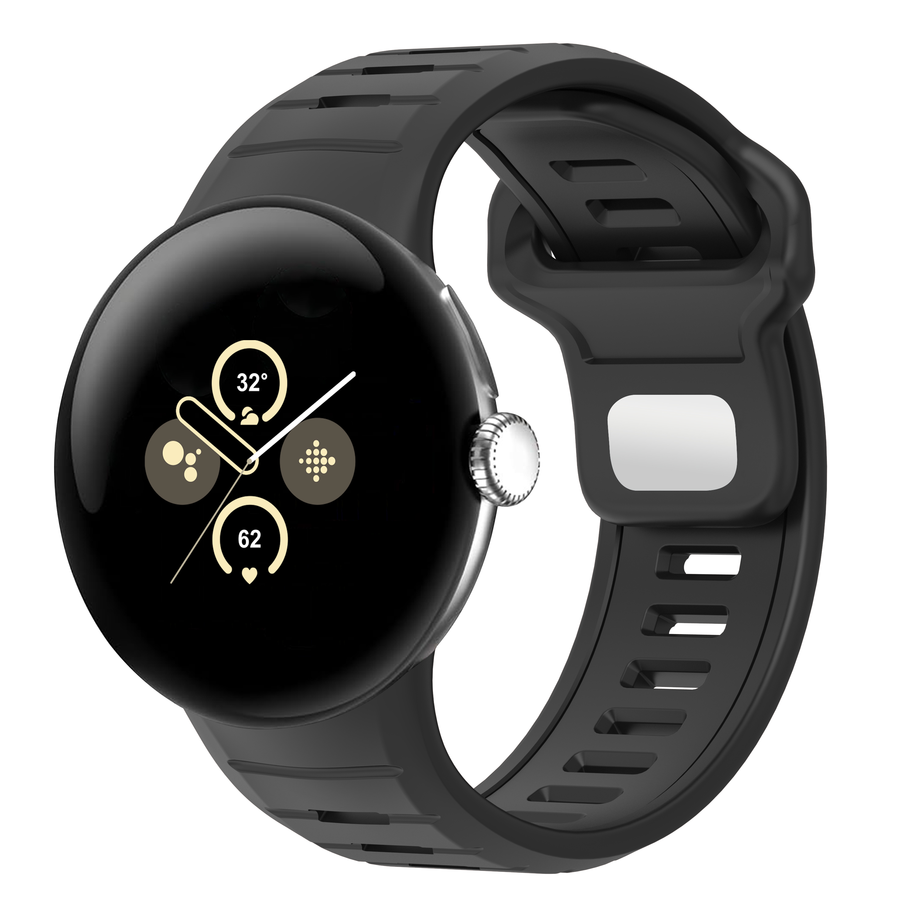 Smartwatch Accessories Inside - Double sided color blocked breathable silicone