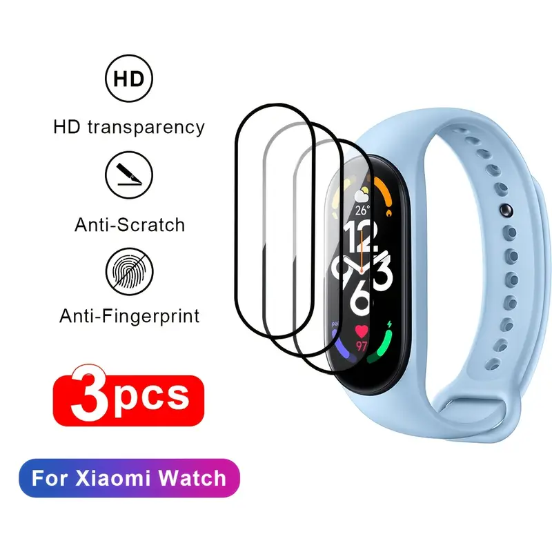 Smartwatch Band Accessories - 3D Screen Protector Film for Xiaomi