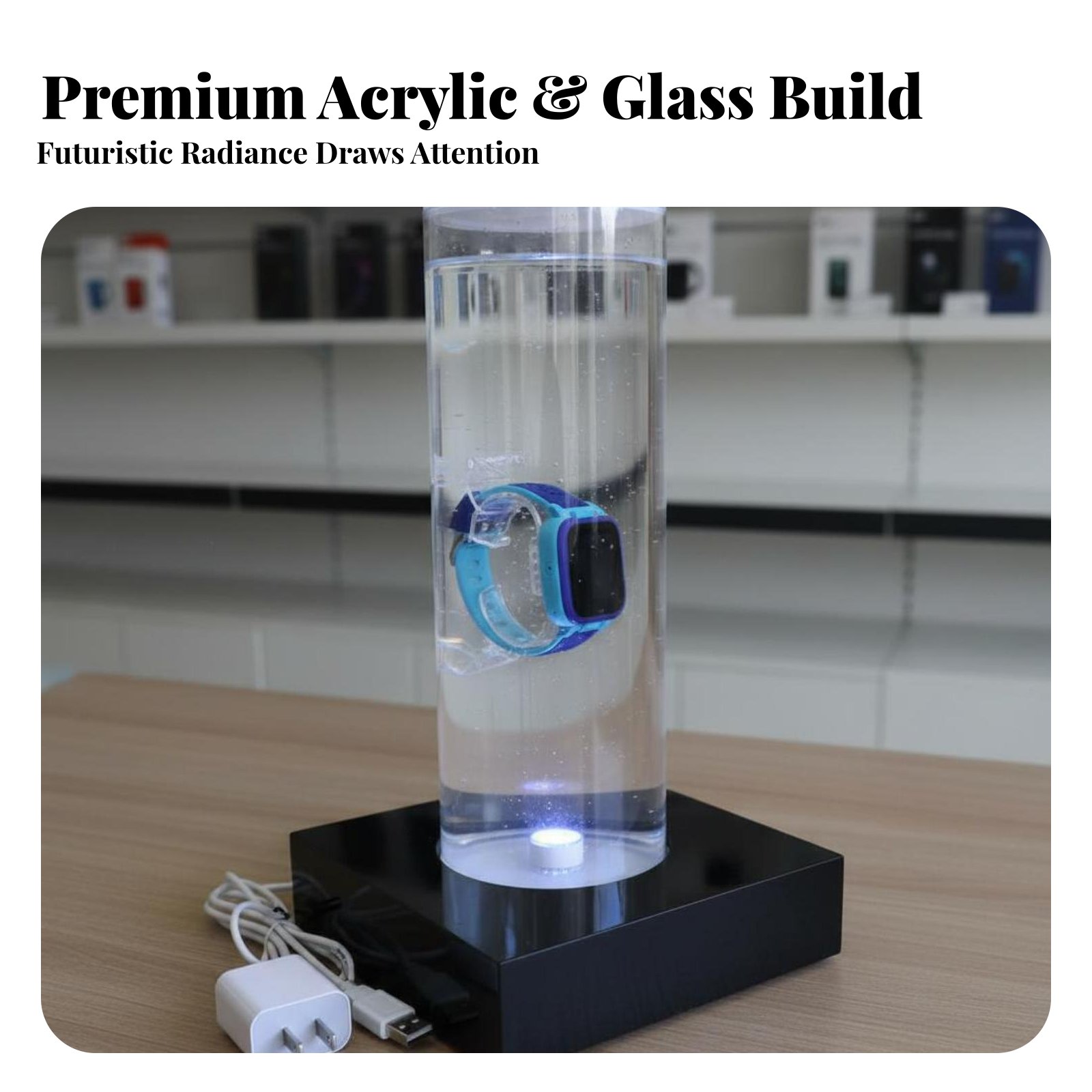 Accessories With Watch - Watch Submersion Demonstrator Bubbling Effect Water