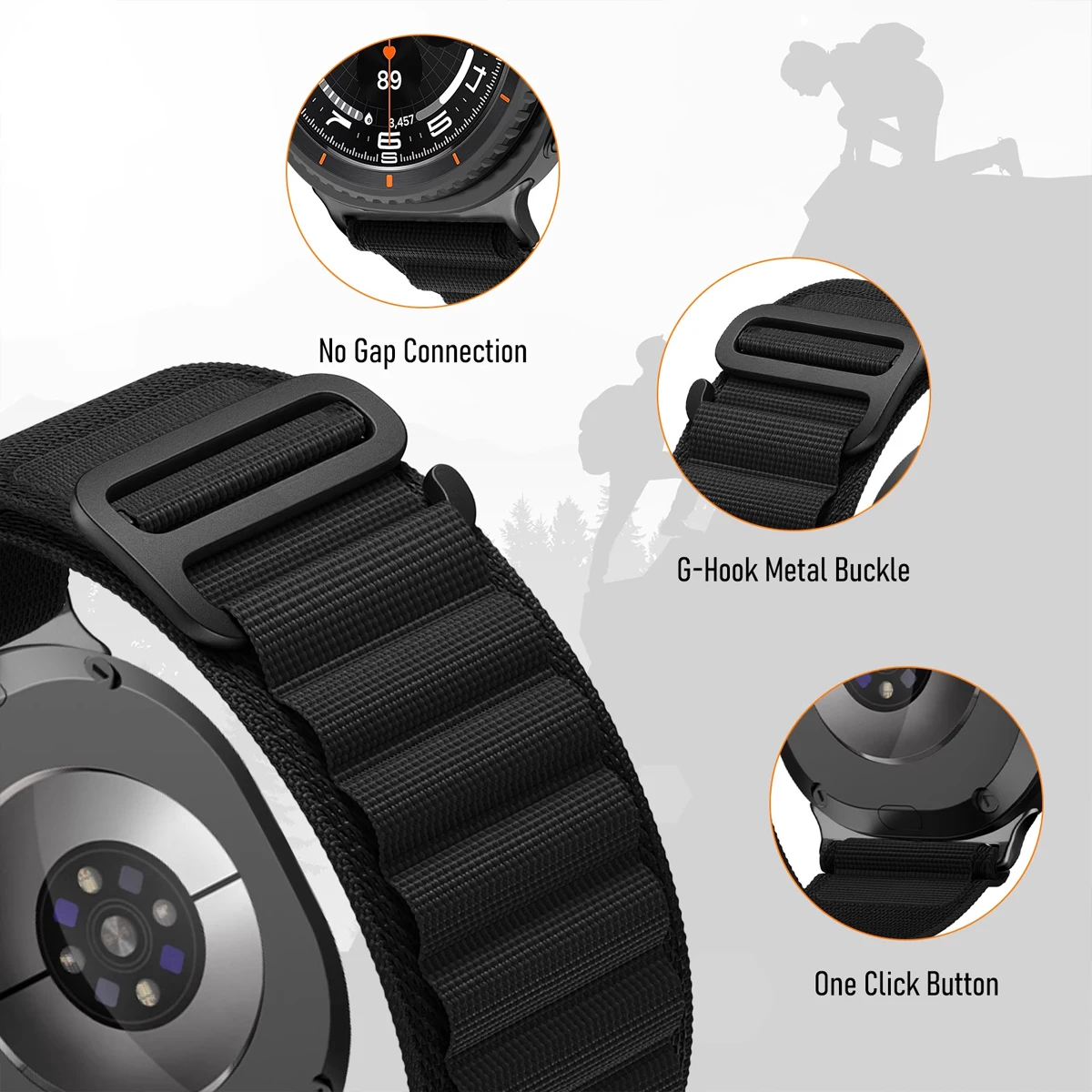 Alpine loop Strap For Samsung  – Sport Loop Strap Bewertung und Preis