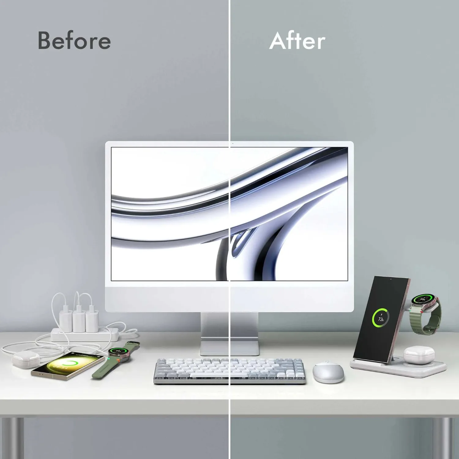 Desktop 3-in-1 Wireless Charge – Smartwatch Ac Bewertung und Preis