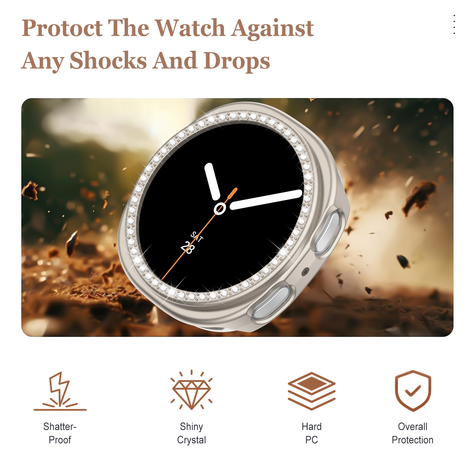 Diamond Case for Samsung Galax – Samsung Smartwatch Accessories Bewertung und Preis