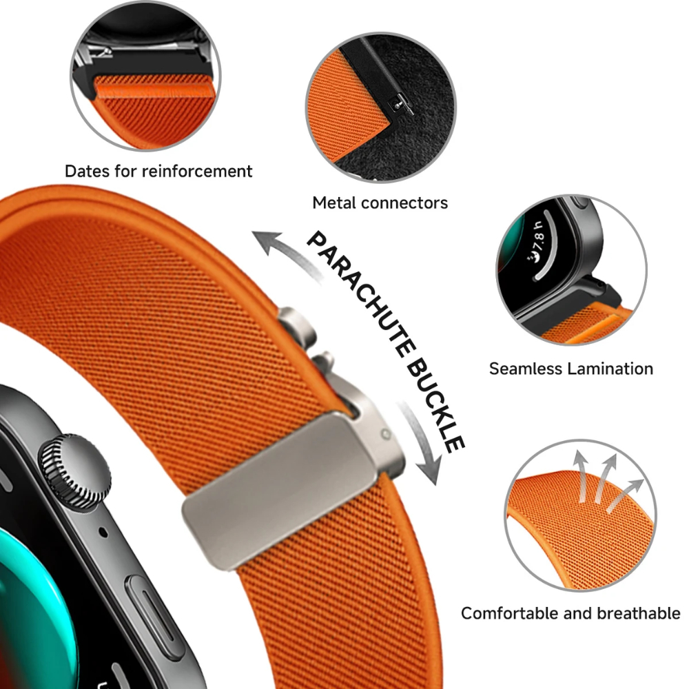 Parachute Buckle Nylon Band fo – Sport Loop Strap Bewertung und Preis