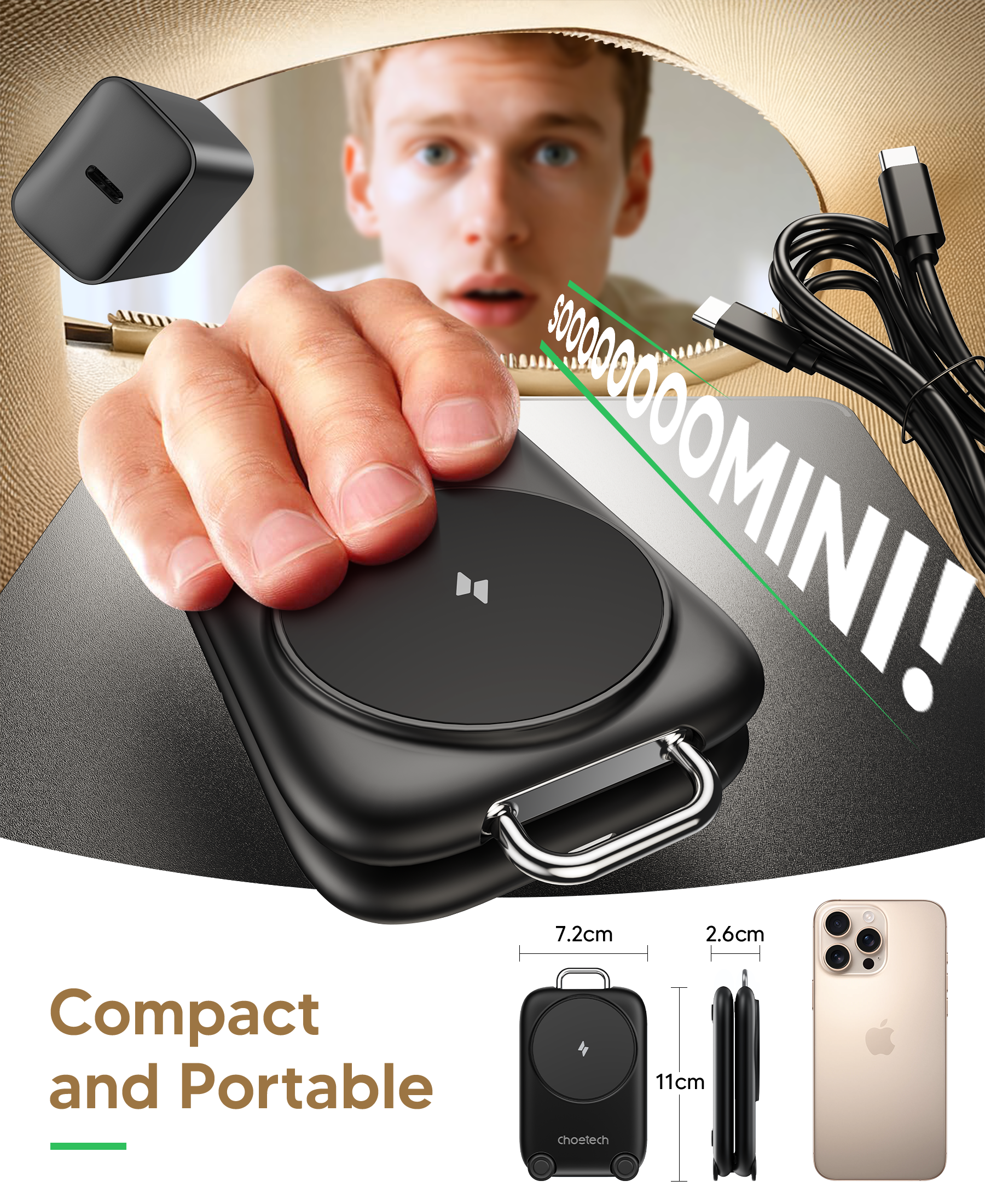 3-in-1  Travel Fast Charge Wir – Smartwatch Ac Bewertung und Preis