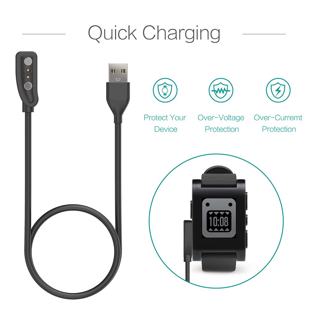 2-Pack Charger for Pebble Clas – Pebble Smartwatch Accessories Bewertung und Preis