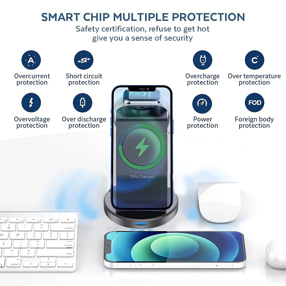 3 In 1 Magnetic Wireless Charg – Wireless Charger Watch Bewertung und Preis
