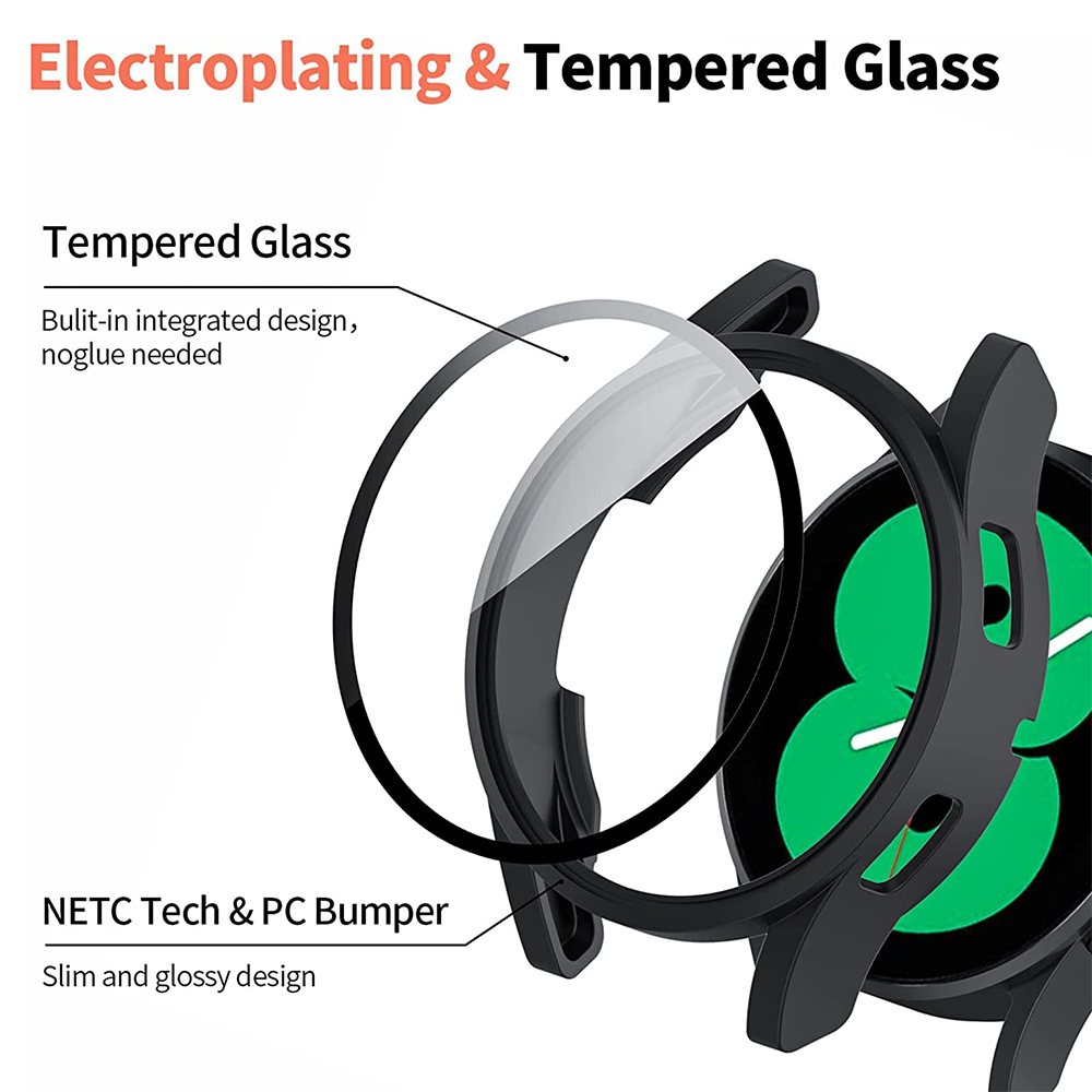Tempered Glass+ PC Cover for S – Samsung Smartwatch Accessories Bewertung und Preis