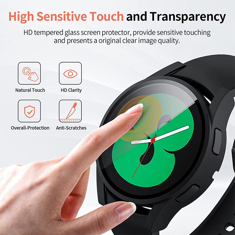 Tempered Glass+ PC Cover for S – Samsung Smartwatch Accessories Bewertung und Preis