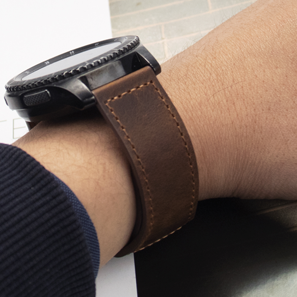 20mm 22mm Genuine Leather Watc – Smartwatch Accessories Shop Bewertung und Preis
