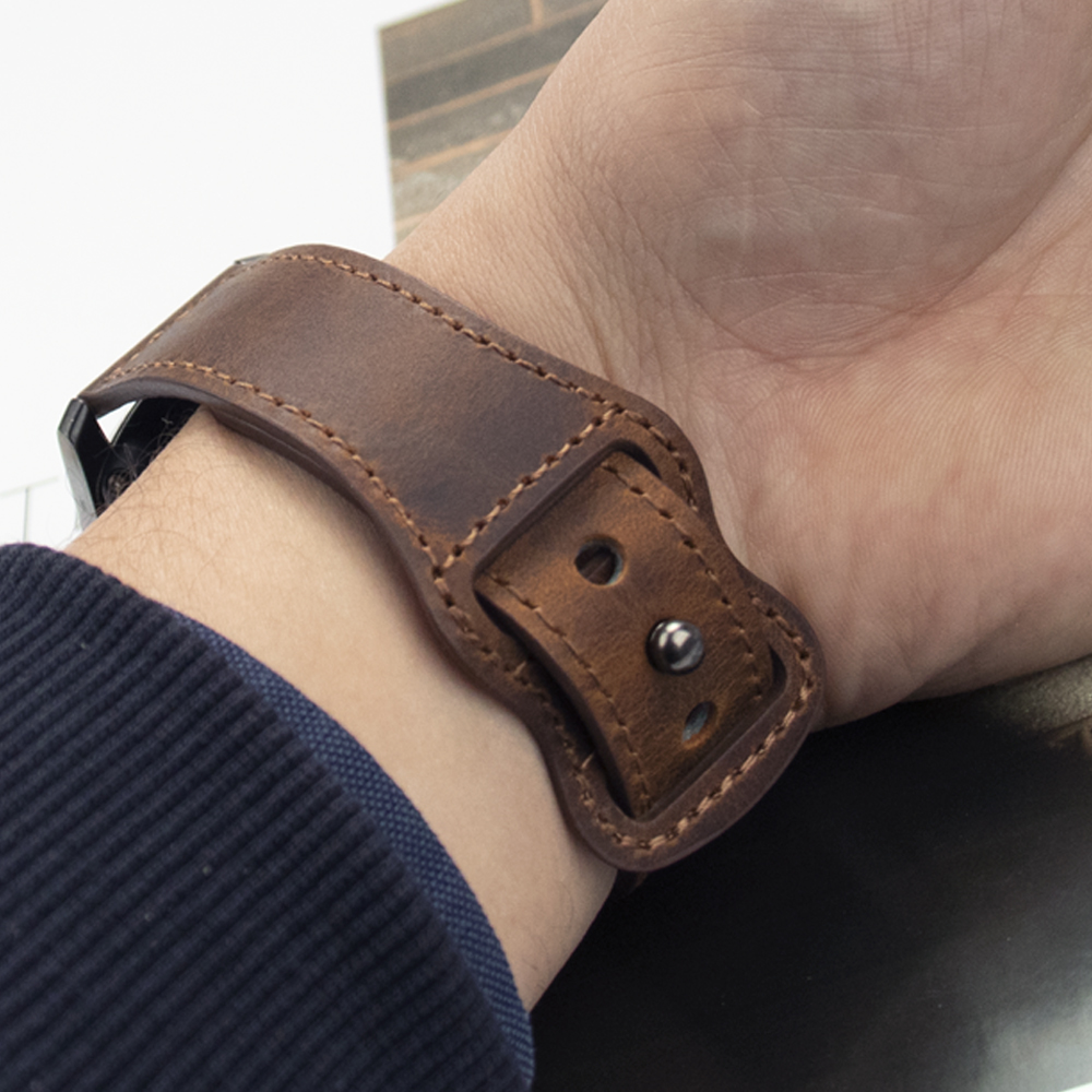 20mm 22mm Genuine Leather Watc – Smartwatch Accessories Shop Bewertung und Preis
