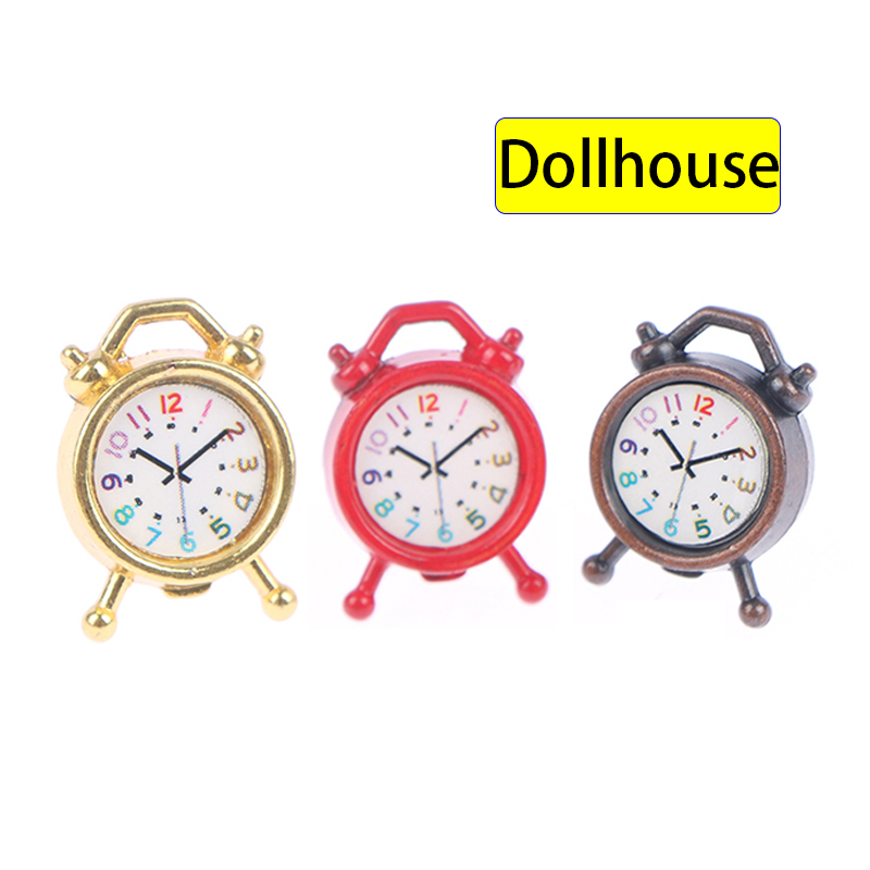 1PC 1:12 Scale Alarm Clock Dol – Accessories With Watch Bewertung und Preis