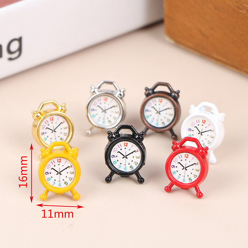 1PC 1:12 Scale Alarm Clock Dol – Accessories With Watch Bewertung und Preis