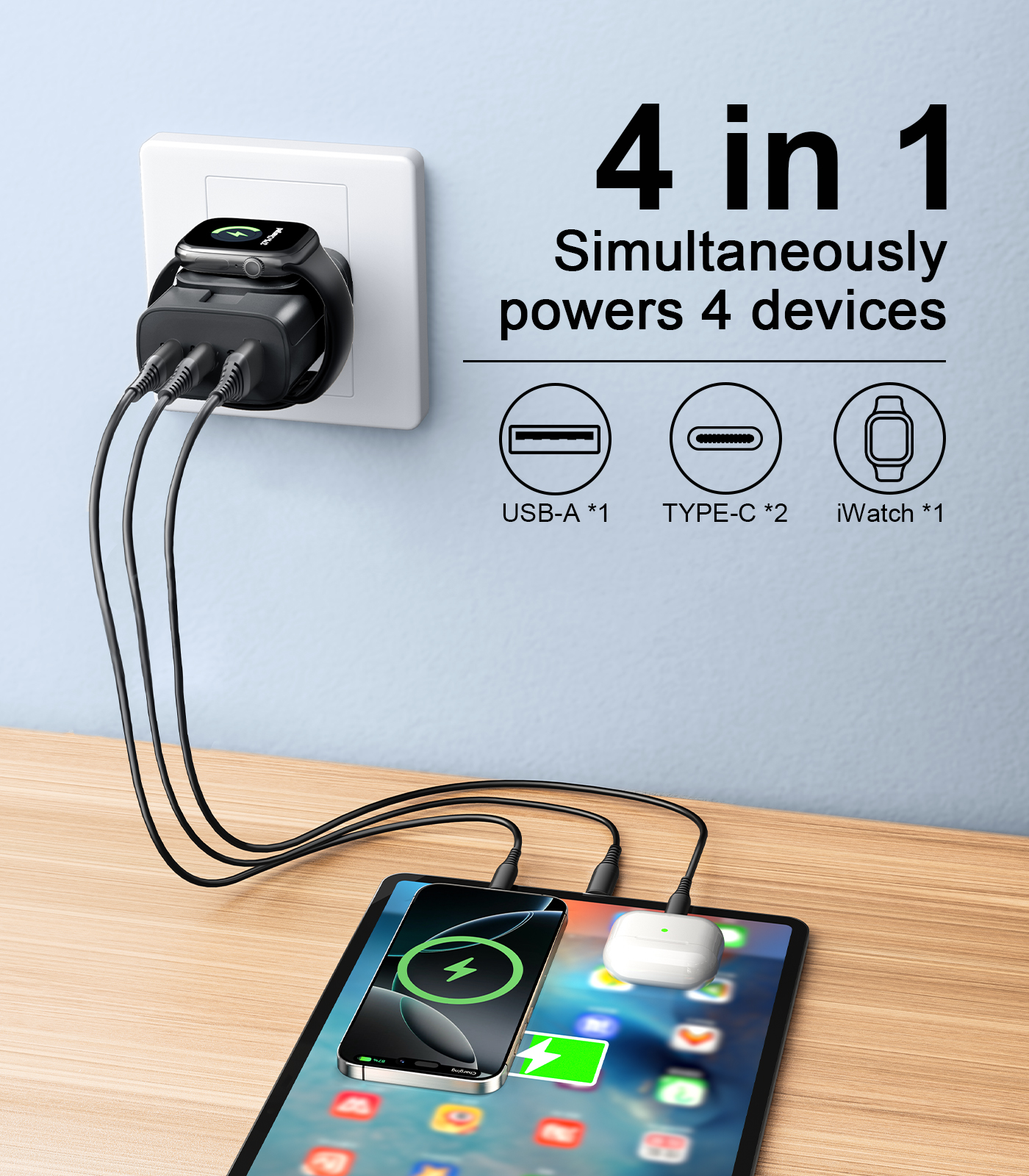 Eary 40W for Apple Charging Bl – Wireless Charger Watch Bewertung und Preis