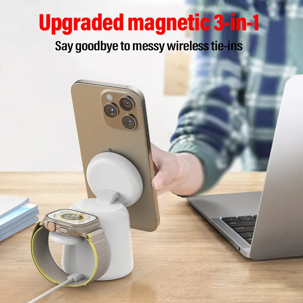 3 in 1 Magnetic Wireless Charg – Smartwatch Ac Bewertung und Preis