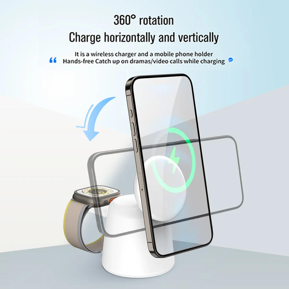 3 in 1 Magnetic Wireless Charg – Smartwatch Ac Bewertung und Preis