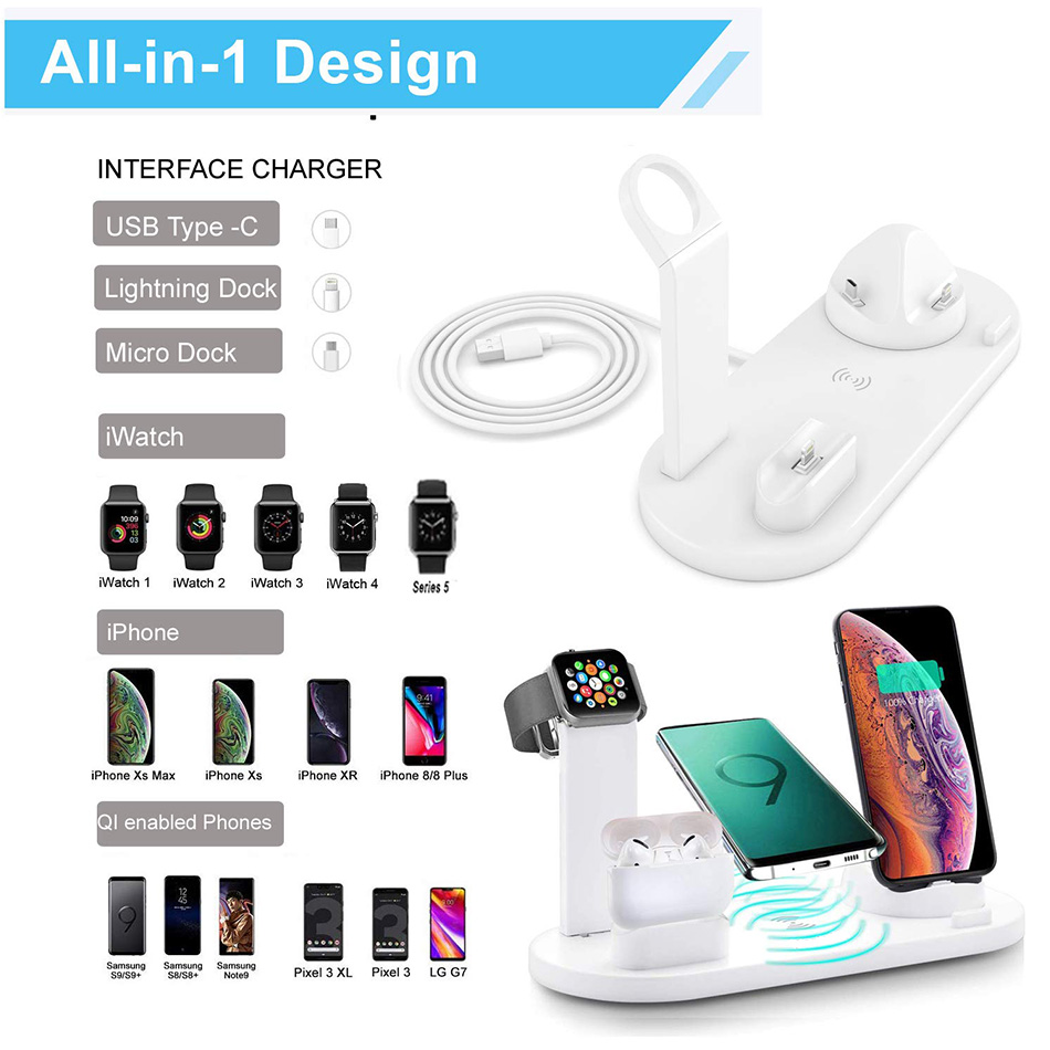 7 in 1 Wireless Charger Stand  – Smartwatch Ac Bewertung und Preis