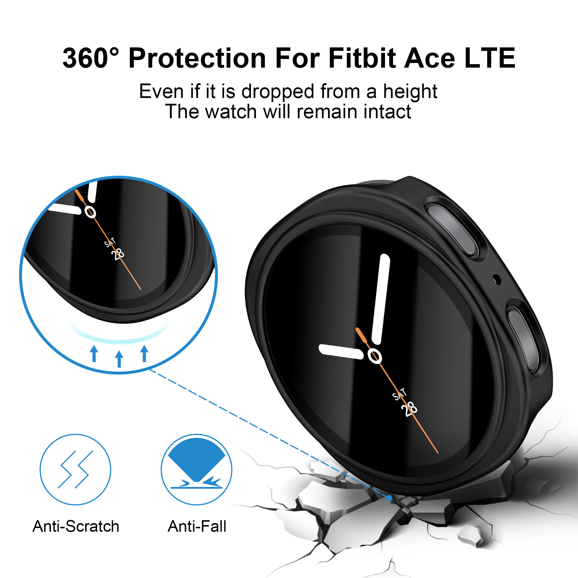 Tempered Glass+Case for Samsun – Samsung Smartwatch Accessories Bewertung und Preis