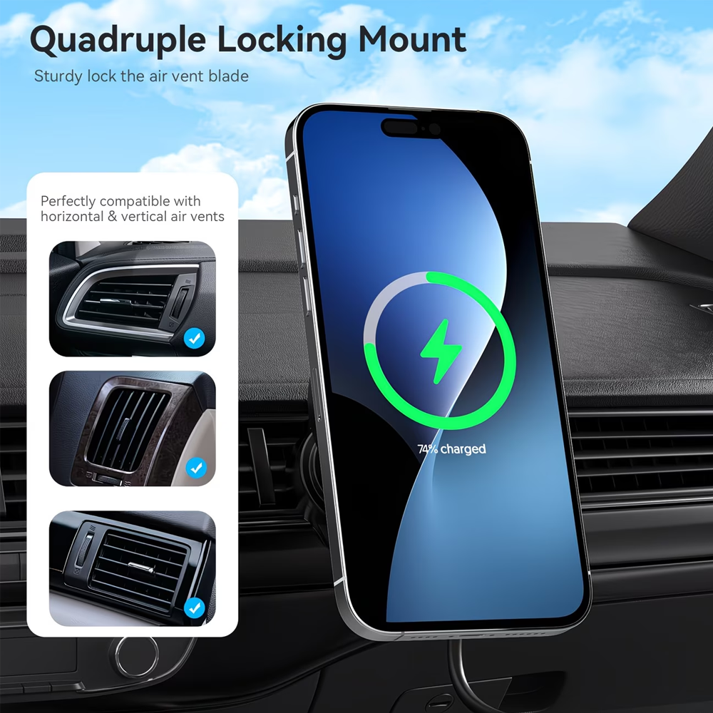 Magnetic Car Wireless Charger  – Magnetic Charging Stand Bewertung und Preis