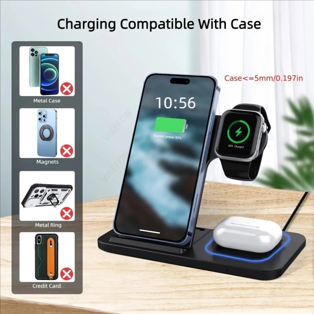 Foldable 3 in 1 Wireless Charg – Smartwatch Ac Bewertung und Preis
