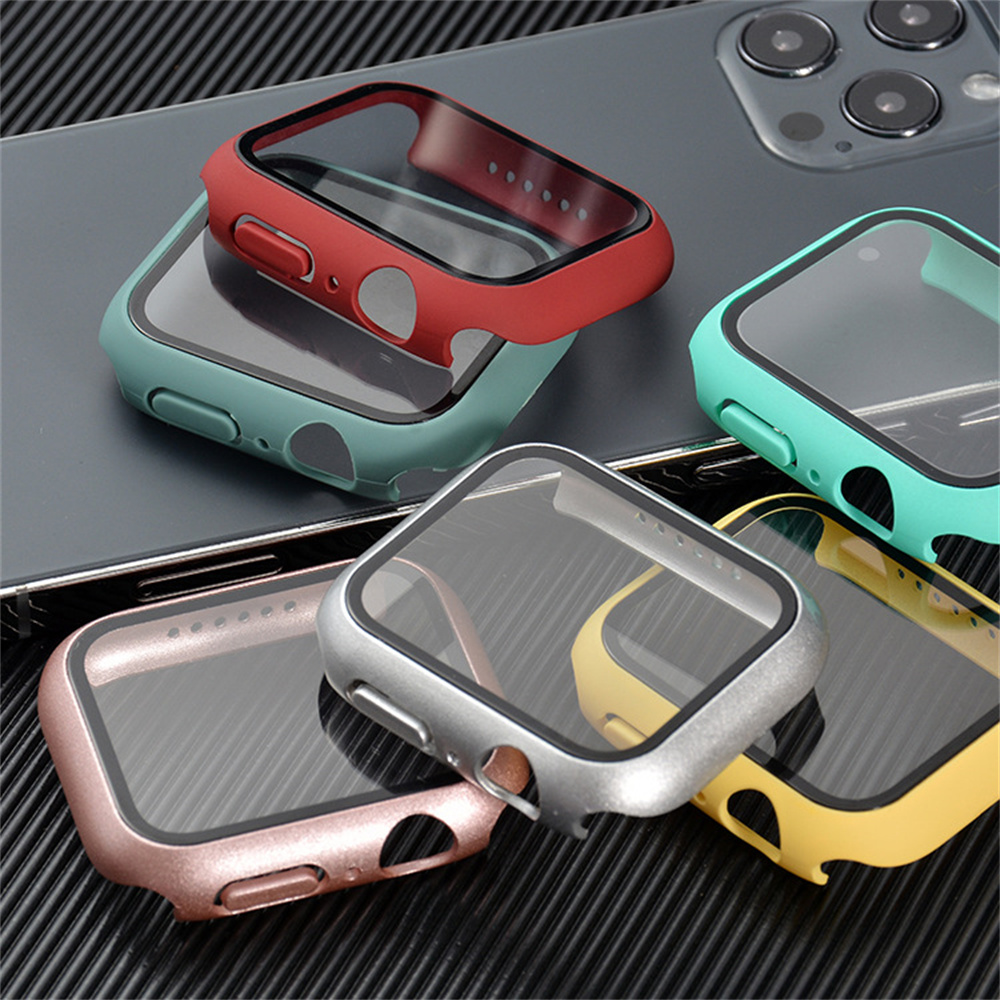 Tempered Glass+ Case For apple – Smartwatch Band Accessories Bewertung und Preis