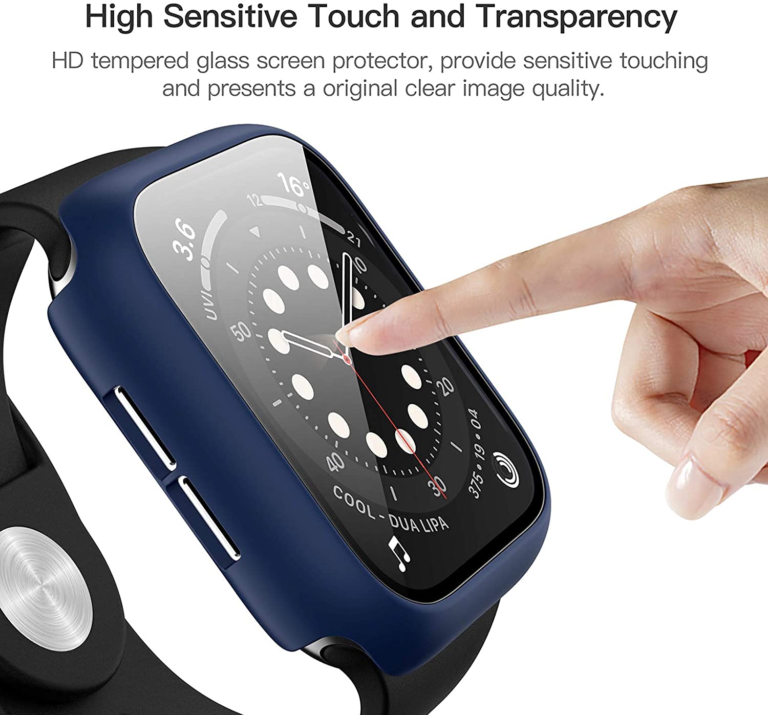 Tempered Glass+ Case For apple – Smartwatch Band Accessories Bewertung und Preis