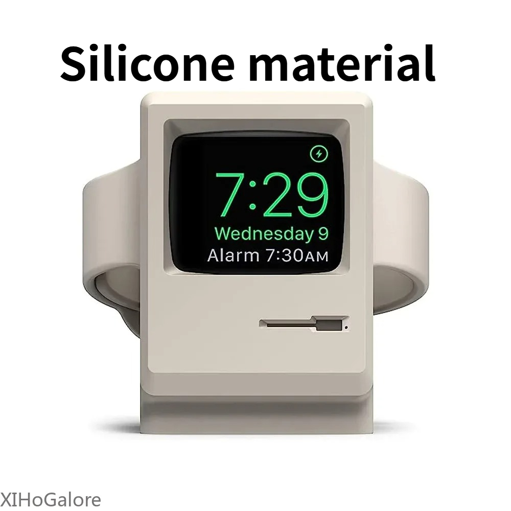 Retro Computer Pattern Silicon – Watch Charging Dock Bewertung und Preis