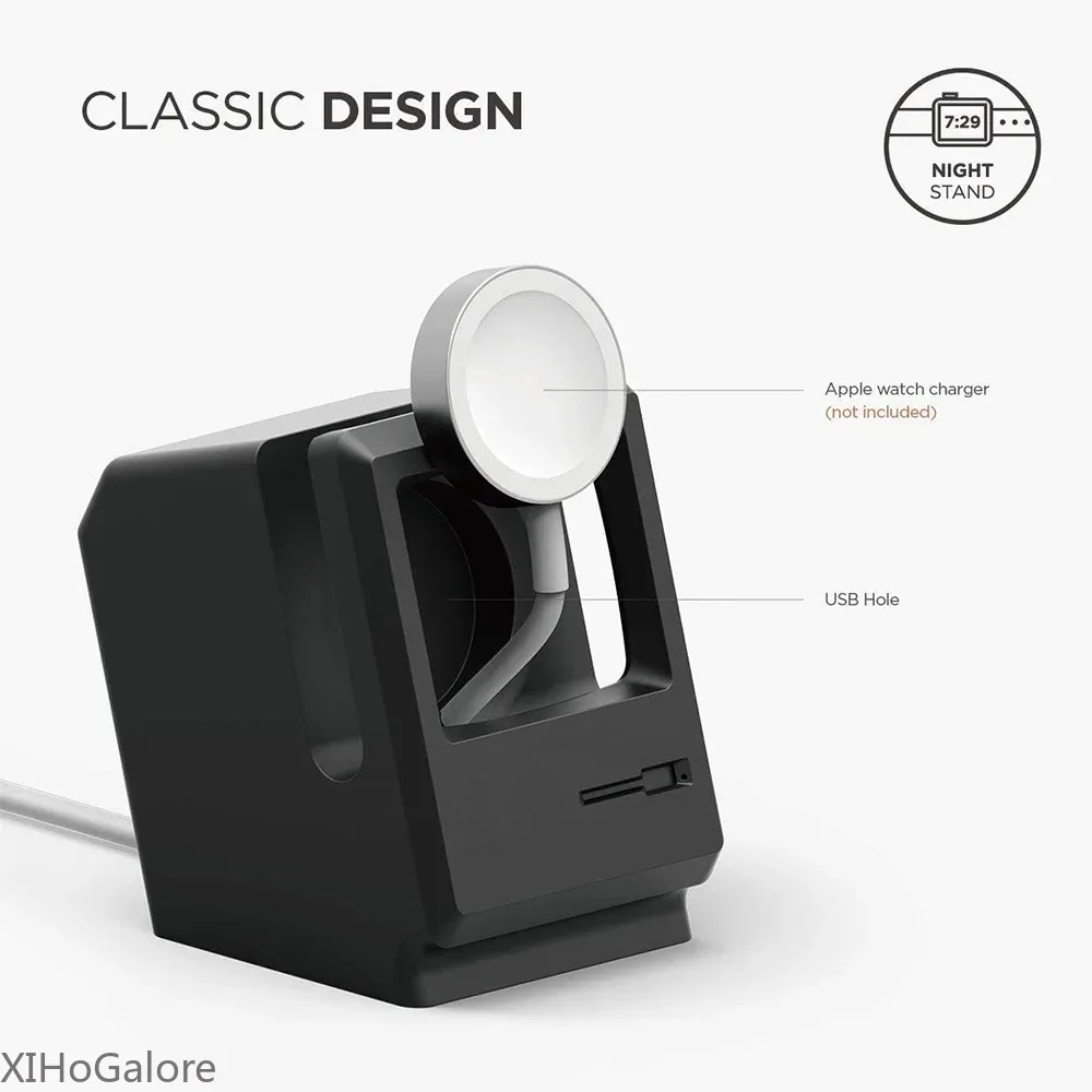 Retro Computer Pattern Silicon – Watch Charging Dock Bewertung und Preis