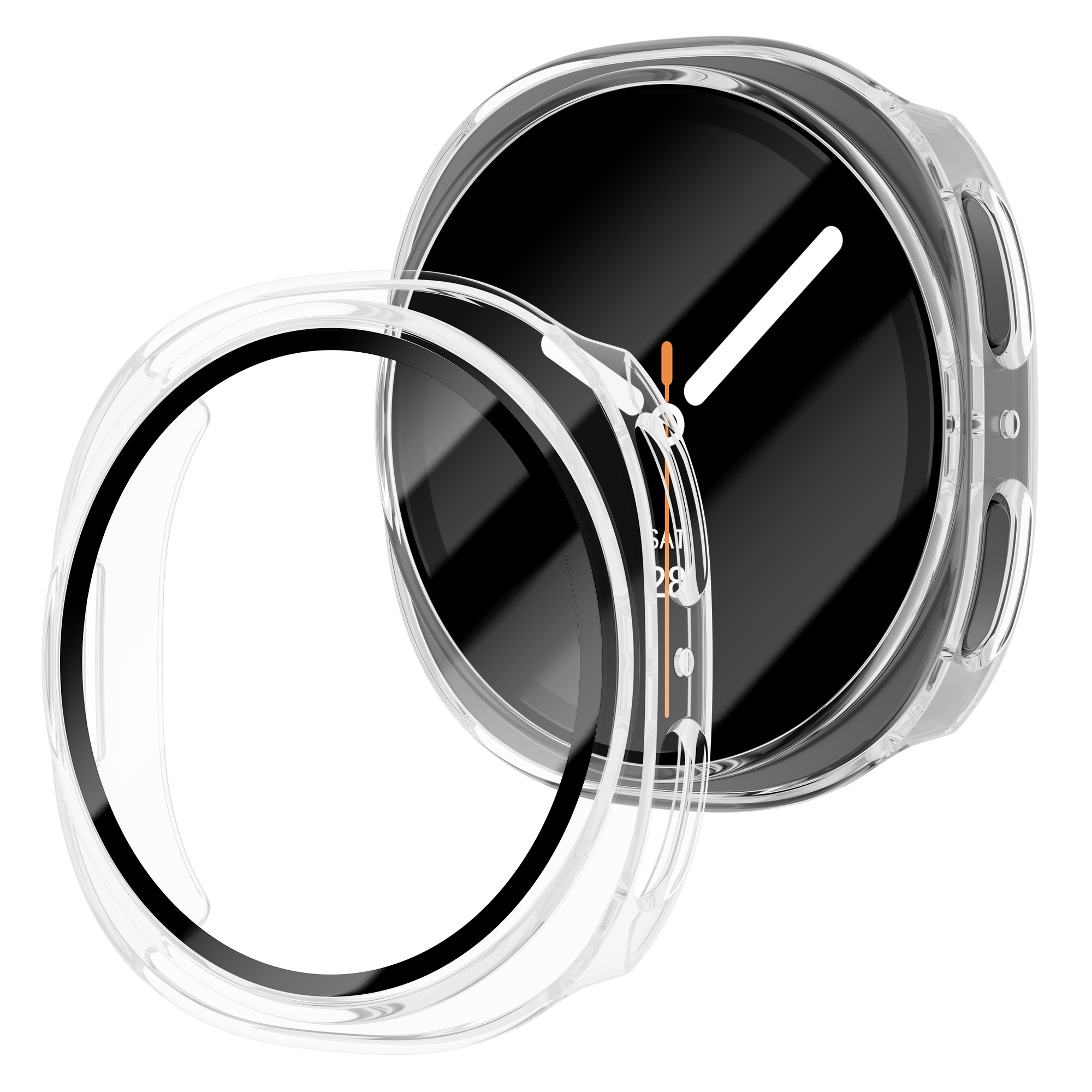 Tempered Glass+PC Case For Sam – Smartwatch Band Accessories Bewertung und Preis
