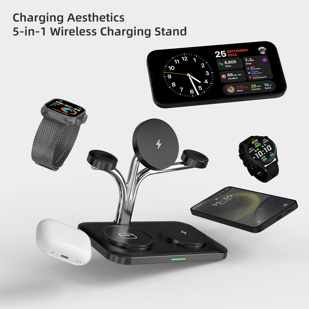 5 IN 1 Magnetic Wireless Charg – Smartwatch Ac Bewertung und Preis