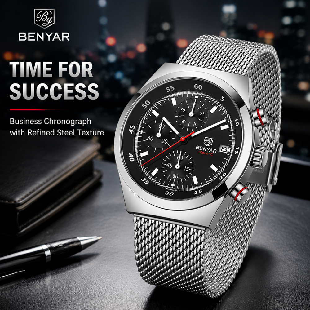 BENYAR Top Luxury Brand Men's  – Accessories With Watch Bewertung und Preis